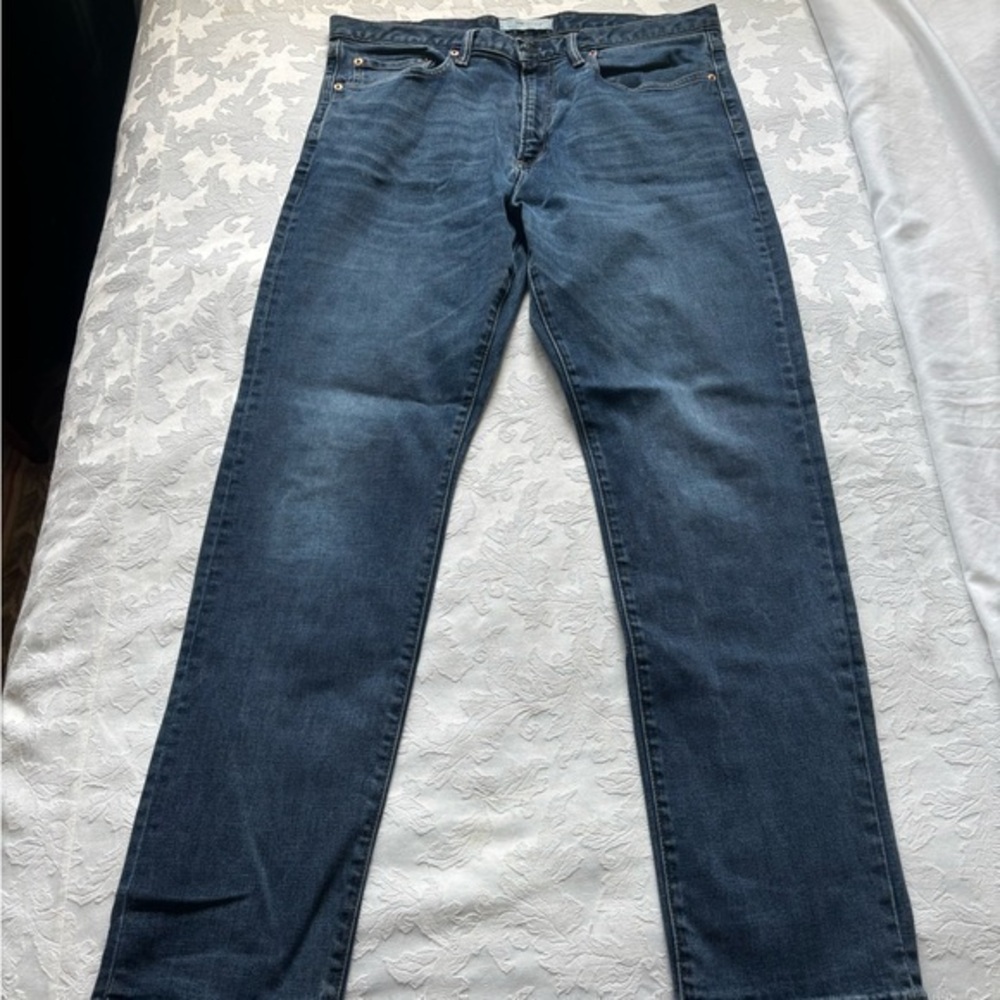 Men’s GAP Blue Straight Jeans Classic Denim Size 36